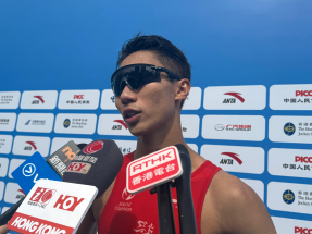 十五運會｜三鐵港隊黃子圖第18名衝線　失望落淚稱成績不符預期