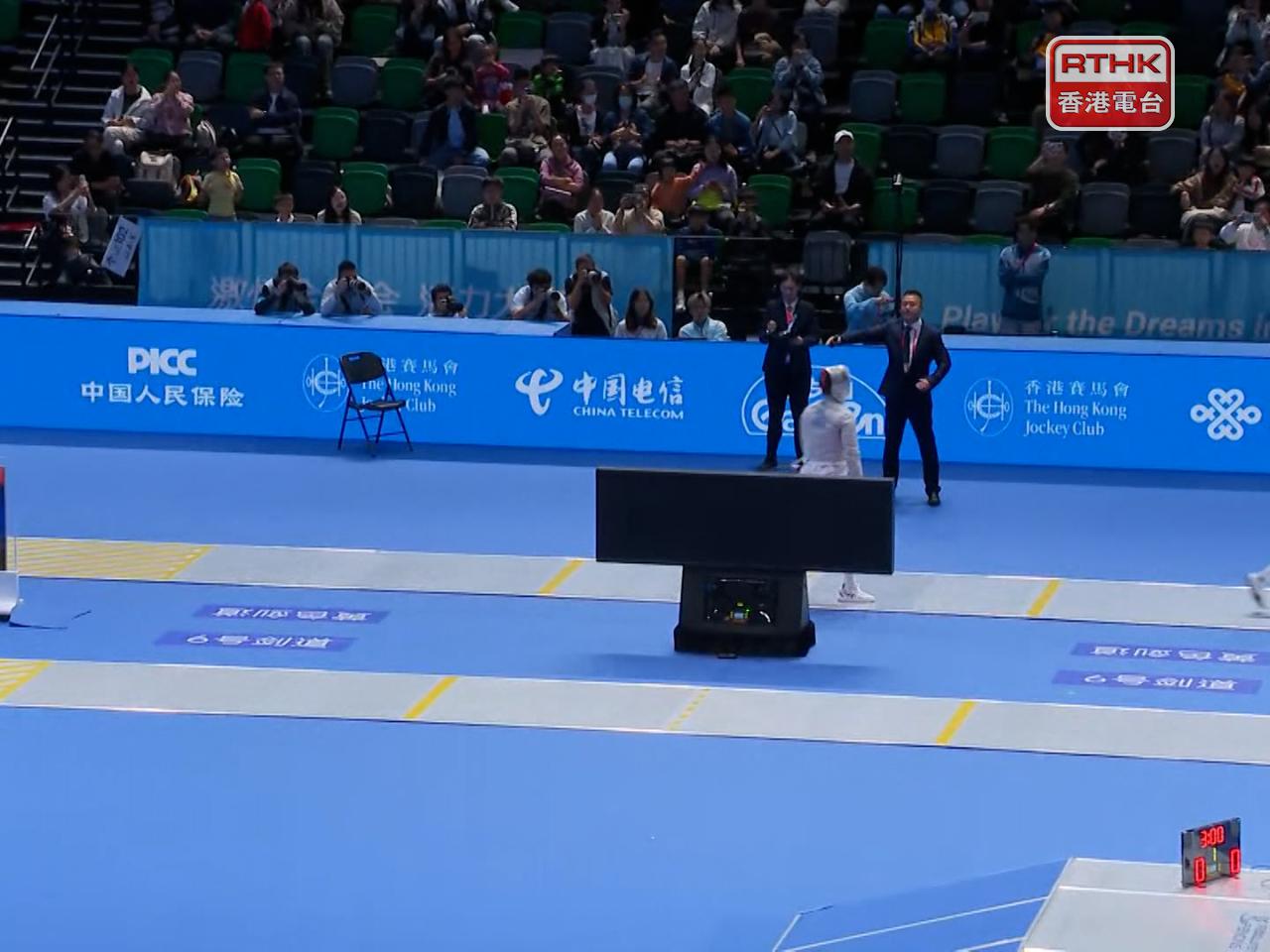 港隊何思朗擊敗山東代表徐浩鈞，晉身準決賽。