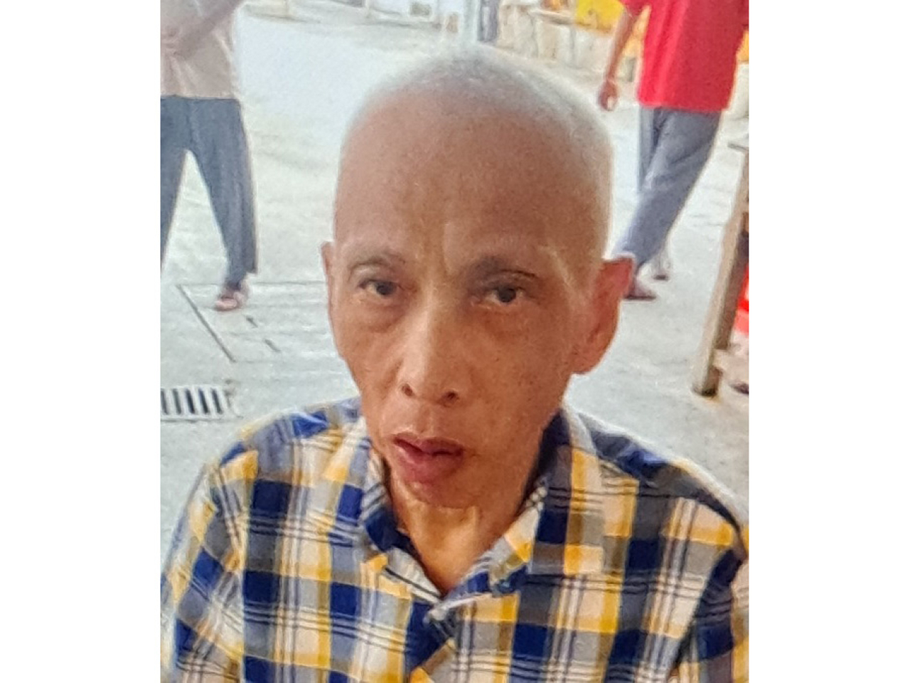 繆振雄昨晚離開其位於落馬洲河上鄉排峰路的院舍後便告失蹤。（政府新聞處）