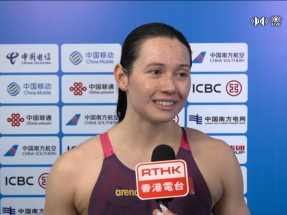 十五運會｜何詩蓓稱賽前只想游到最好　滿意時間