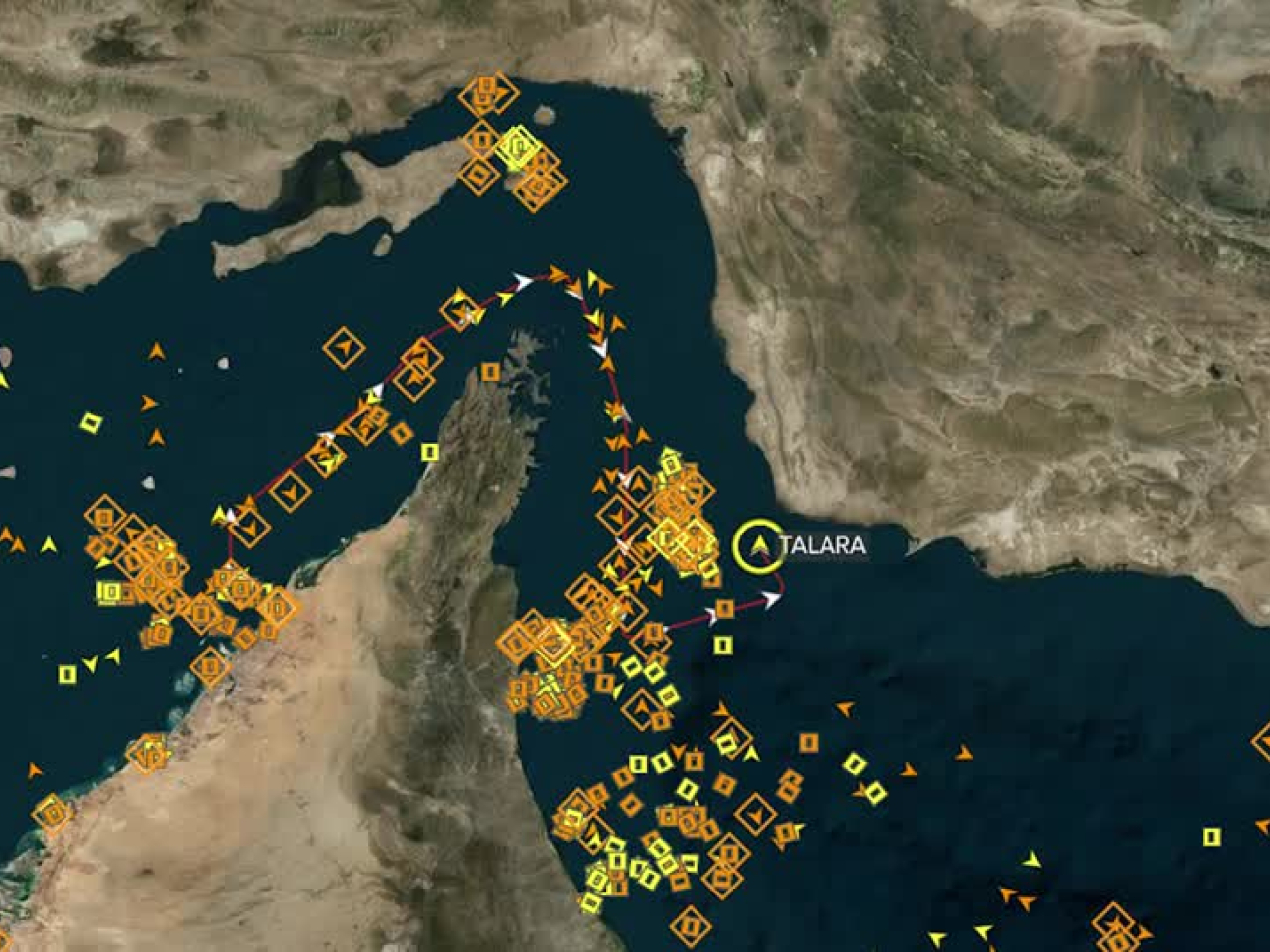 伊朗證實扣押一艘目的地為新加坡的油輪。（路透社）