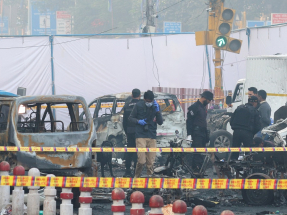 The explosion last Monday took place near a busy metro station close to the landmark Red Fort. Photo: Reuters