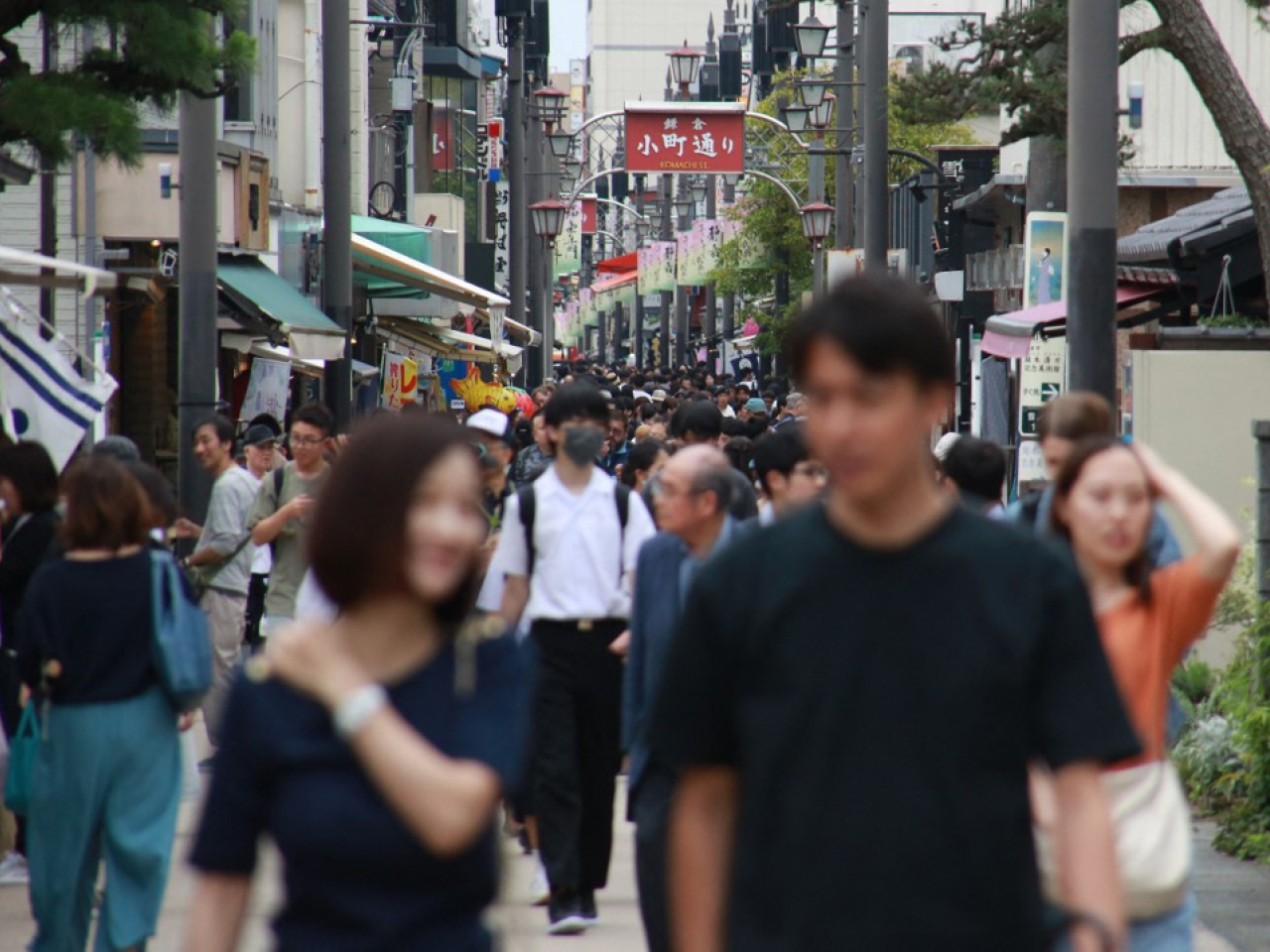 日本第3季GDP按季年率下跌1.8%，跌幅小過市場預期。（法新社資料圖片）