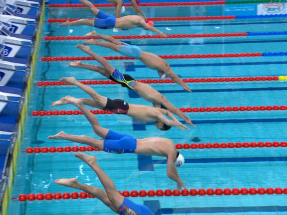 十五運會｜游泳港隊男女子4X100米混合接力隊分別晉身決賽