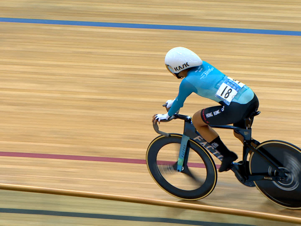 李思穎先在首項的捕捉賽取得第一名。