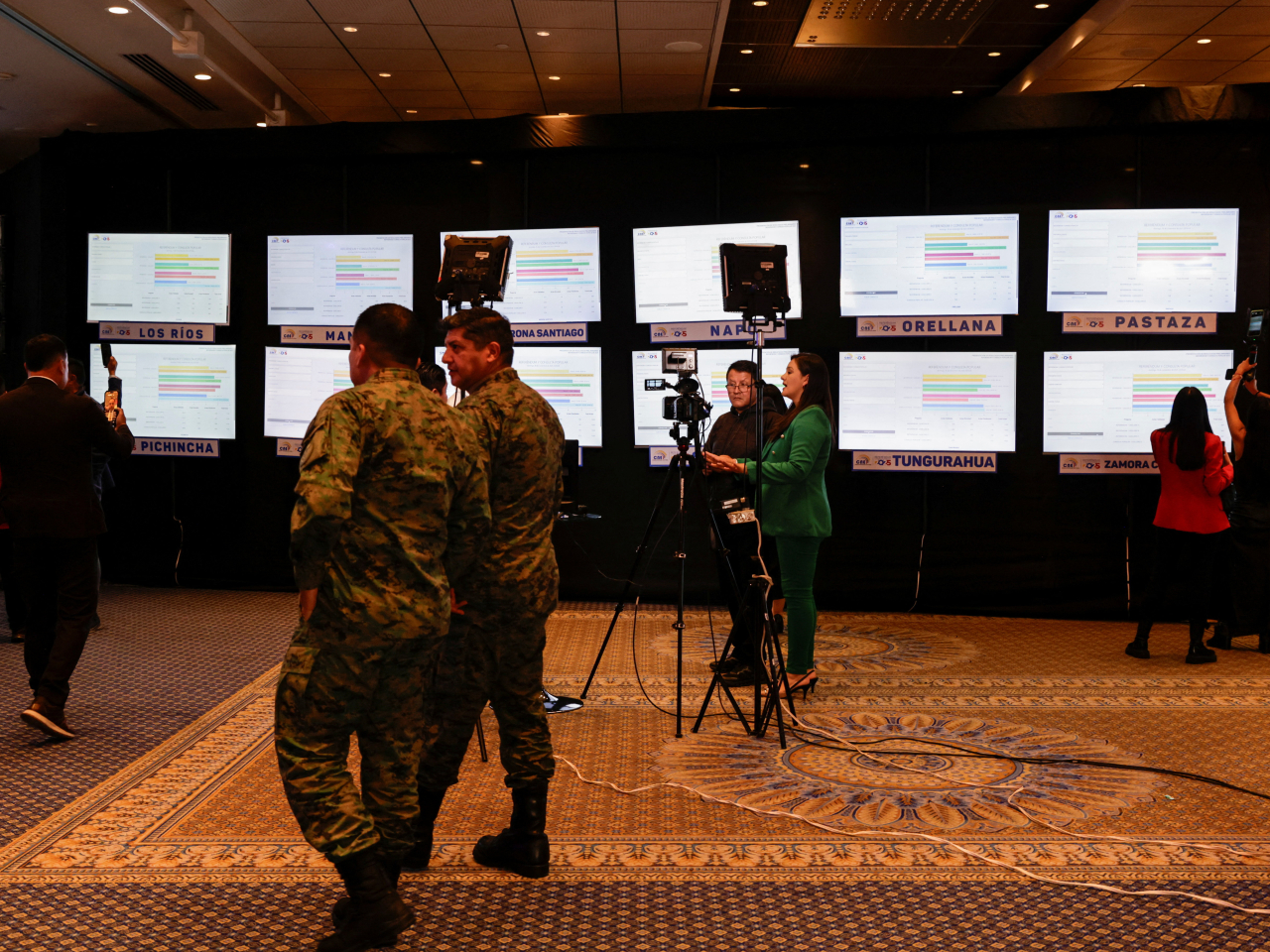 厄瓜多爾公投否決設立外國軍事基地。(路透社)