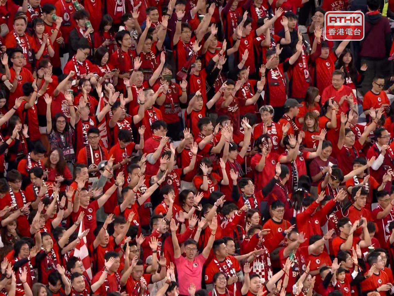 今場吸引4萬7762名觀眾入場，刷新啟德入場人數紀錄。（孔令輝攝）