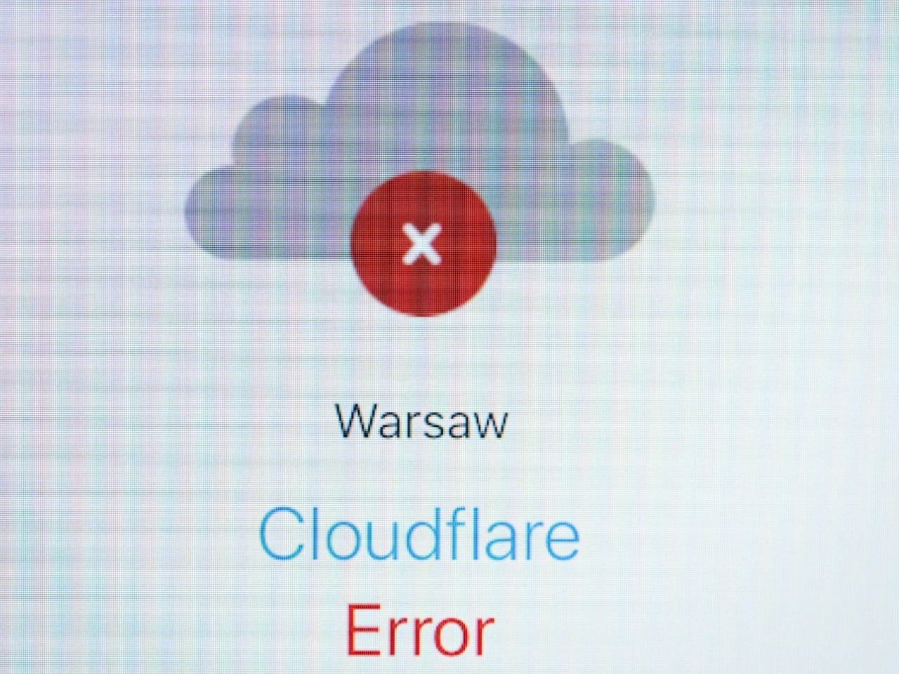 網路服務供應商Cloudflare一度出現故障，已經完成緊急修復並全面恢復服務。（法新社）