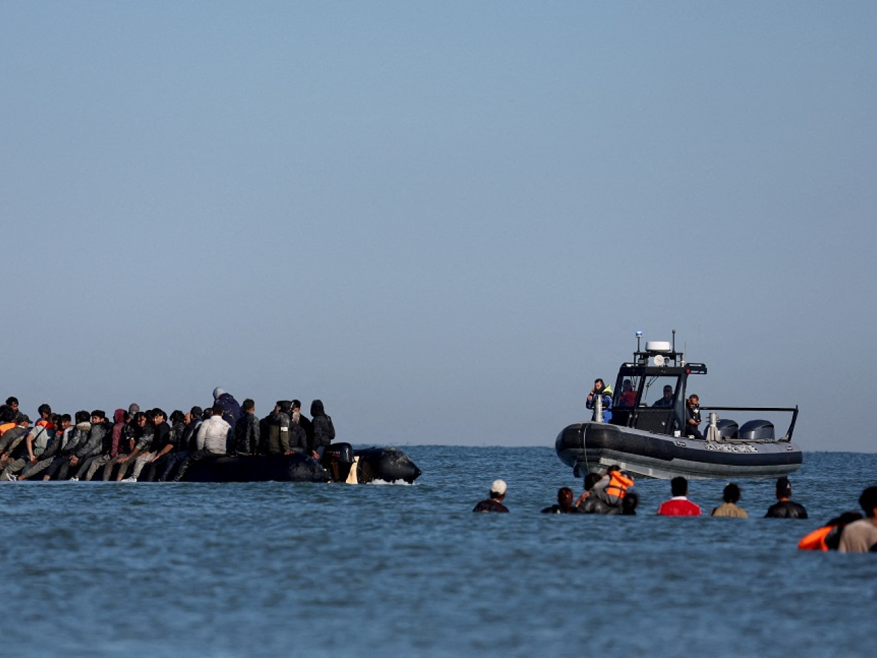 Britain has signed agreements with France aimed at tackling the surge in recent years of irregular migration to the UK, including targeting the smuggling gangs. File photo: Reuters
