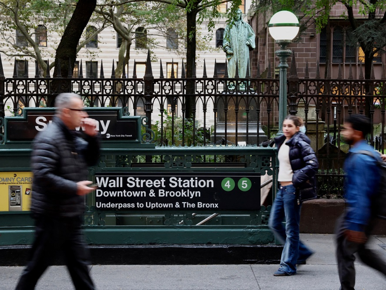 All three major US indices lost ground on Tuesday over fears that AI stocks are still overvalued. Photo: Reuters