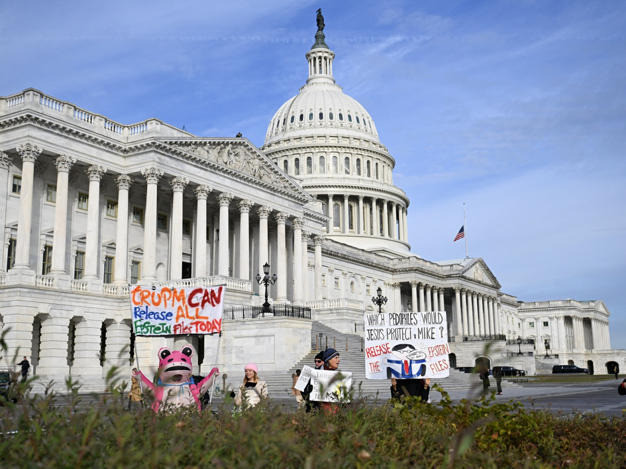 US lawmakers voted overwhelmingly to release government files on sex offender Jeffrey Epstein, after US President Donald Trump dropped his opposition to the move days earlier. Photo: Reuters
