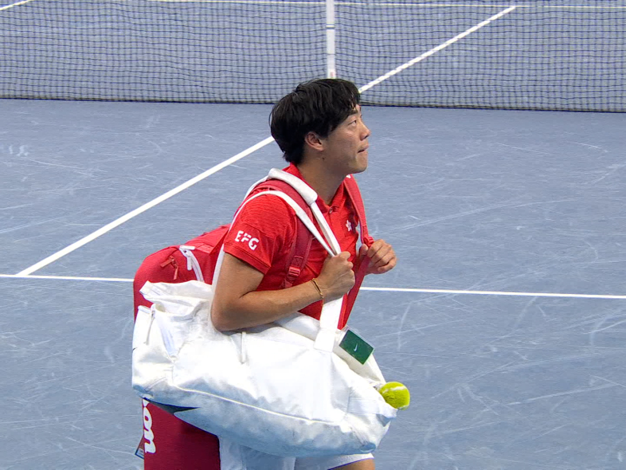 十五運會網球男子單打半決賽，港隊代表黃澤林與浙江代表吳易昺激戰兩個多小時，以盤數1：2落敗，在不設季軍戰下，奪得一面銅牌。