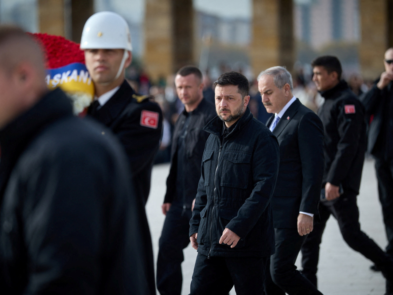 澤連斯基到訪土耳其。（路透社）