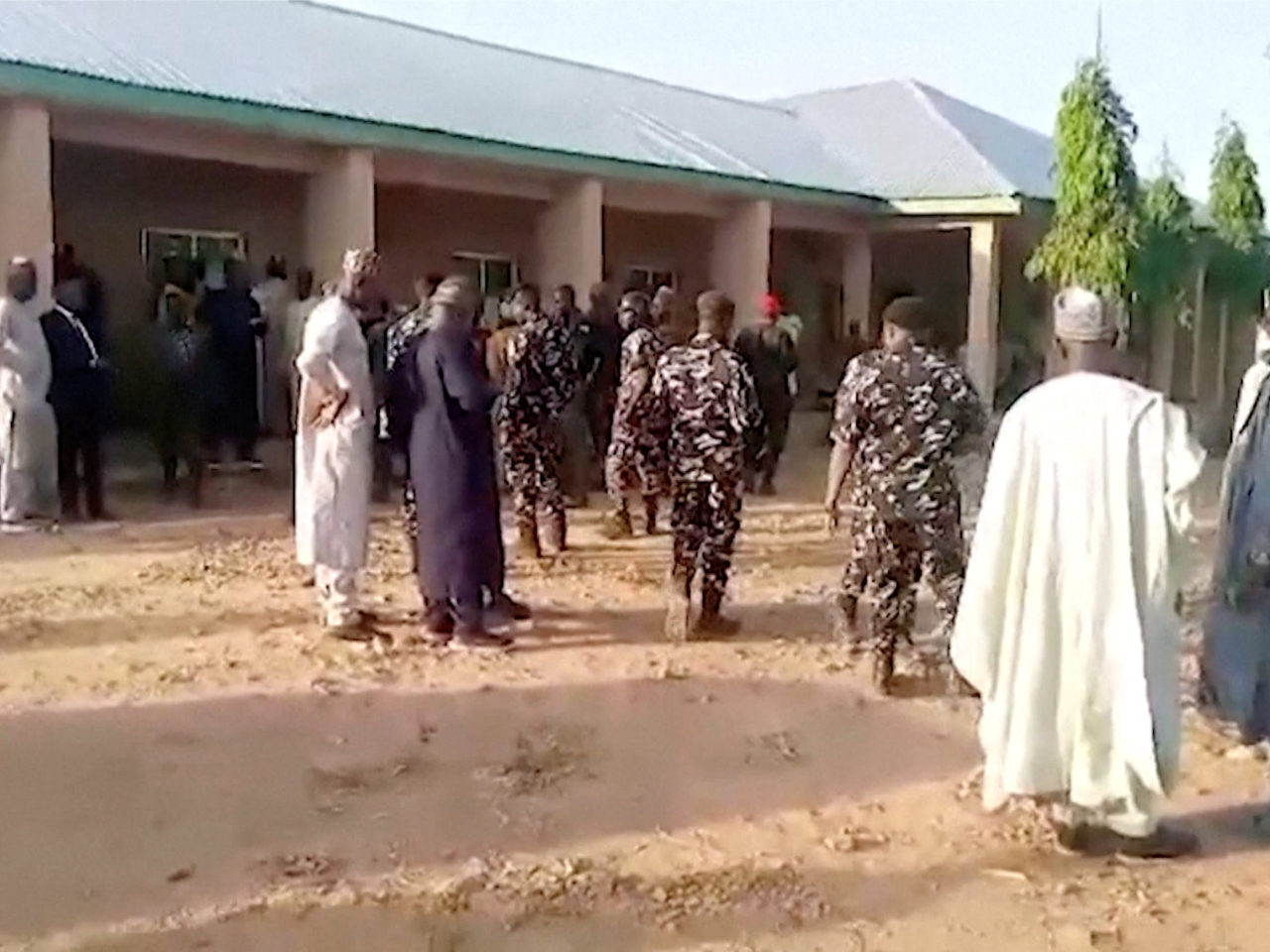 Nigerian authorities pledged to intensify efforts to rescue 24 schoolgirls who were abducted by gunmen earlier this week. Photo: Africa Independent Television via Reuters