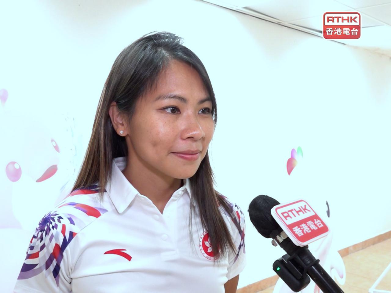 田徑賽事多個項目都有港隊成員參賽，包括姚潔貞在女子10000米賽事出賽。（港台圖片）