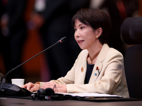 高市早苗早前發表涉台言論。（路透社資料圖片）