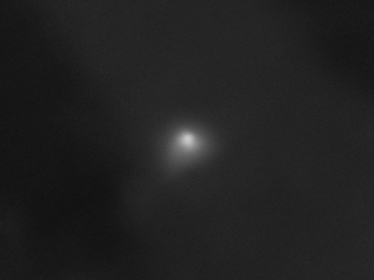 An image taken from Nasa's Mars Reconnaissance Orbiter shows the interstellar comet 3I/Atlas. Photo: handout via Reuters