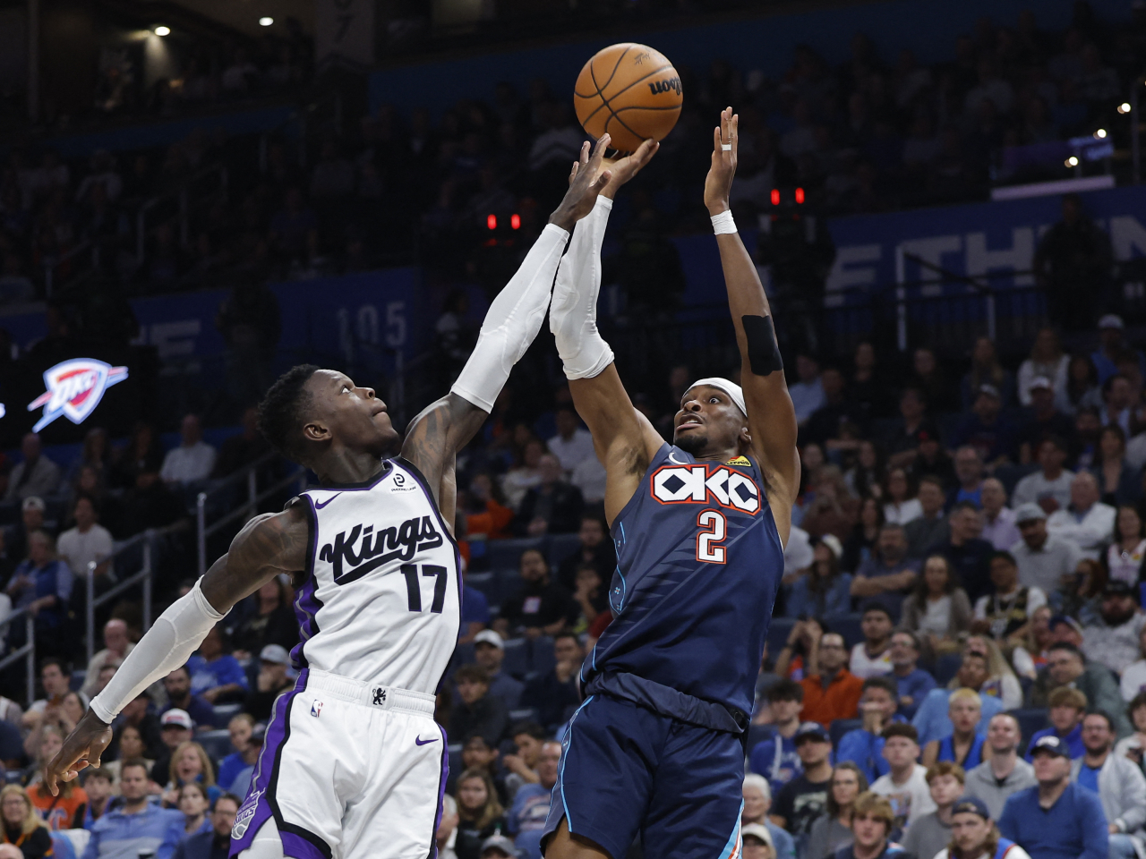 Reigning league MVP Shai Gilgeous-Alexander helped extend Oklahoma City's winning streak to seven games. Photo: Reuters