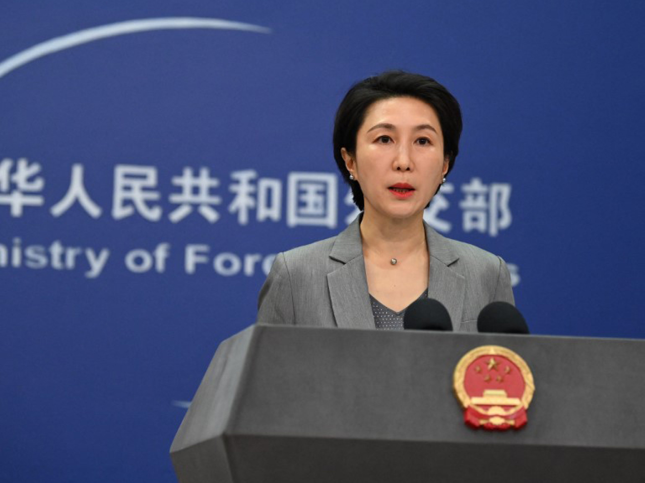 毛寧指，日本領導人公然發表極其錯誤的涉台言論，傷害中國人民感情，挑戰戰後國際秩序。（法新社資料圖片）