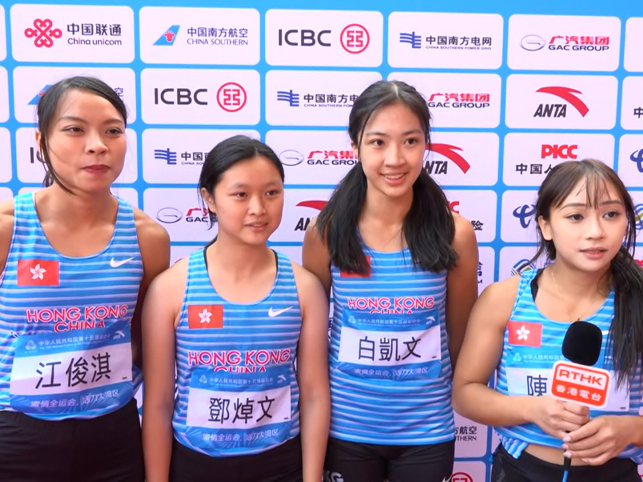 The women's 4x100m relay team said they did well considering the circumstances.