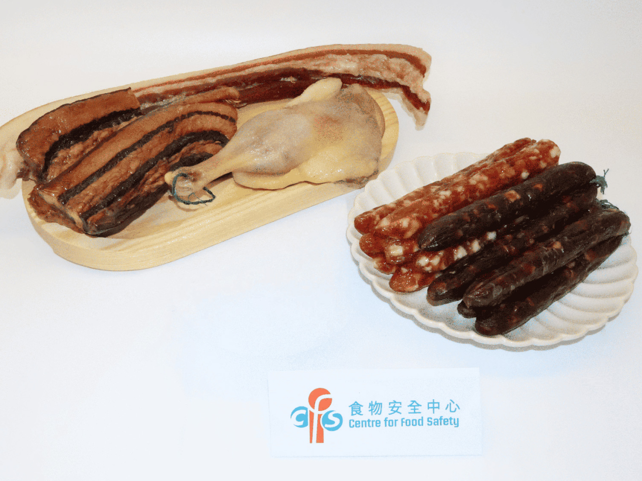 164個臘味時令食品樣本全部通過檢測。（政府新聞處）