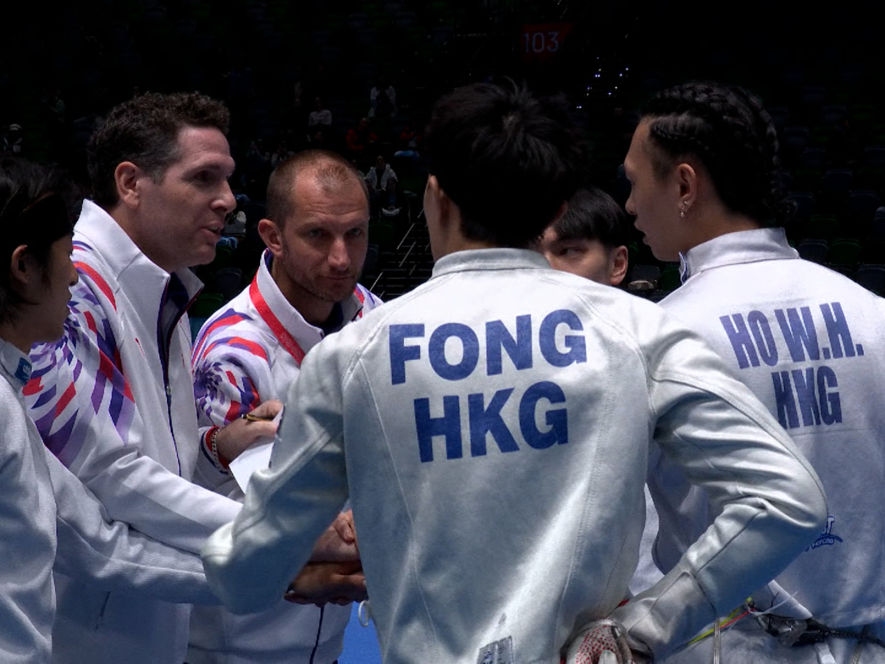 港隊男子重劍團體賽不敵寧夏隊，以第六名完成賽事。