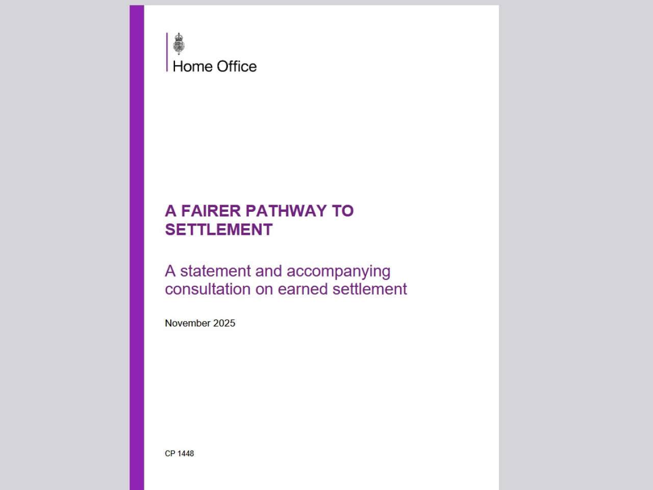 英國內政部公布改革移民制度的諮詢文件。（文件截圖）