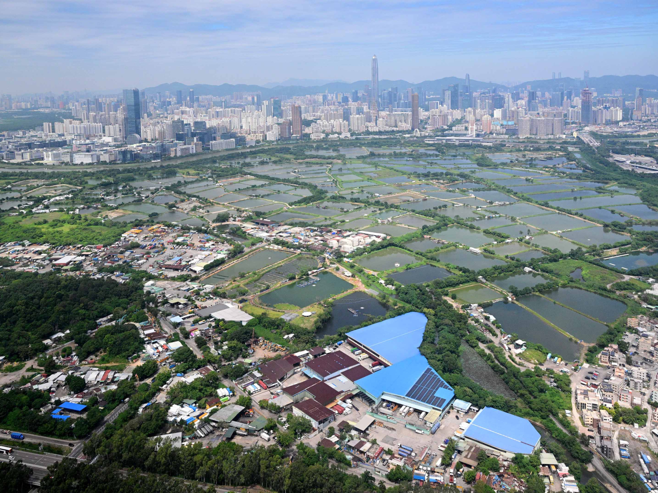 政府考慮成立「平台公司」，與市場共同開發新田科技城。（政府新聞處資料圖片）