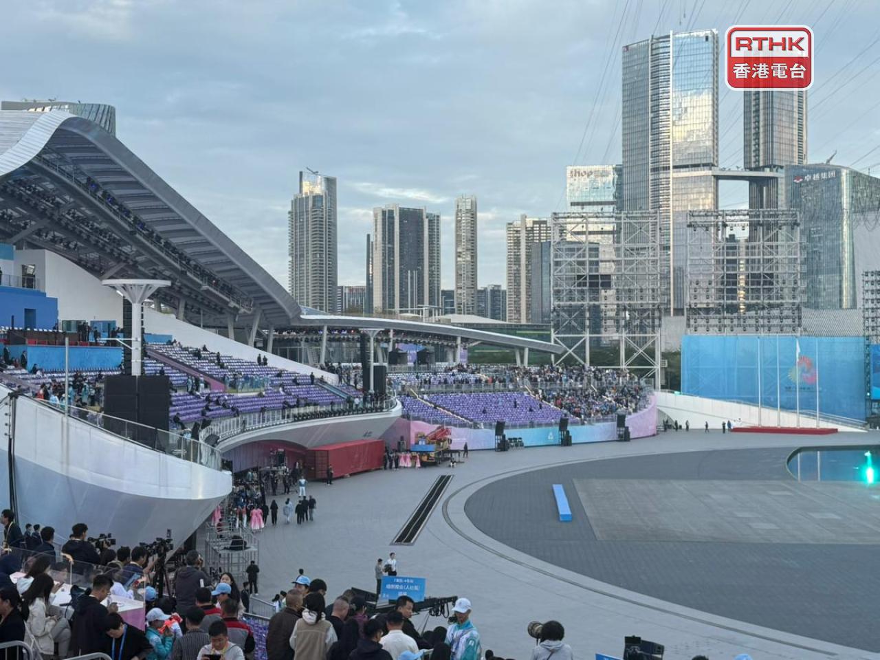 為期13天的十五運會賽程全部結束，下屆全運會將在湖南舉行。（盧紫菁攝）