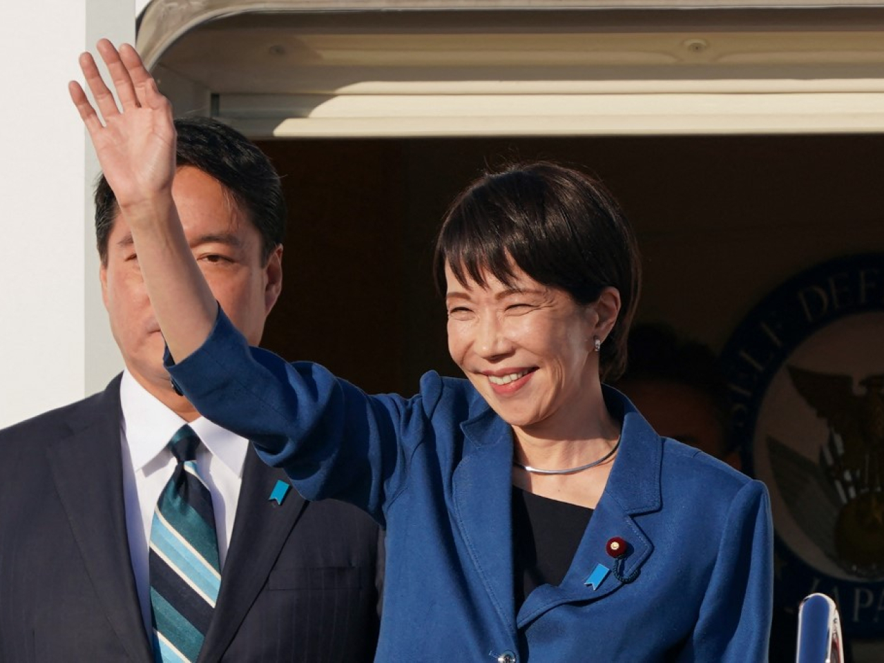 高市昨日出發前往南非出席峰會。(法新社資料圖片)