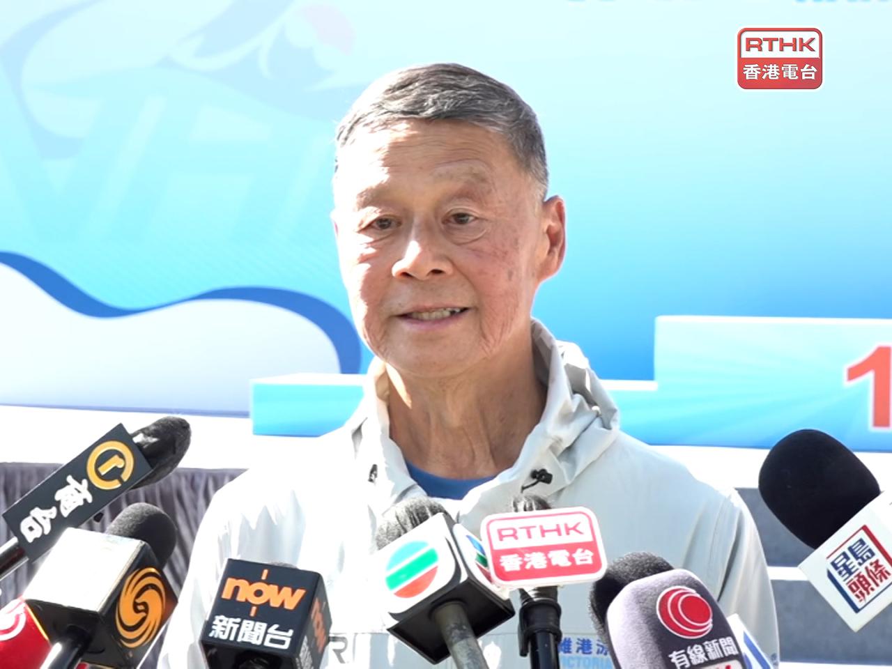 王敏超表示，如將來有足夠救生員人手，期望參加名額可以增至1萬個。（施華駿攝）