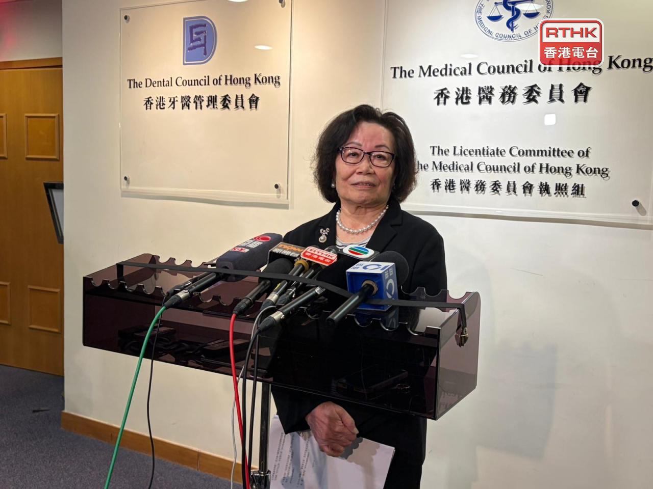 鄧惠瓊表示，收回永久擱置研訊決定是因為有新法律觀點。（陳樂謙攝）