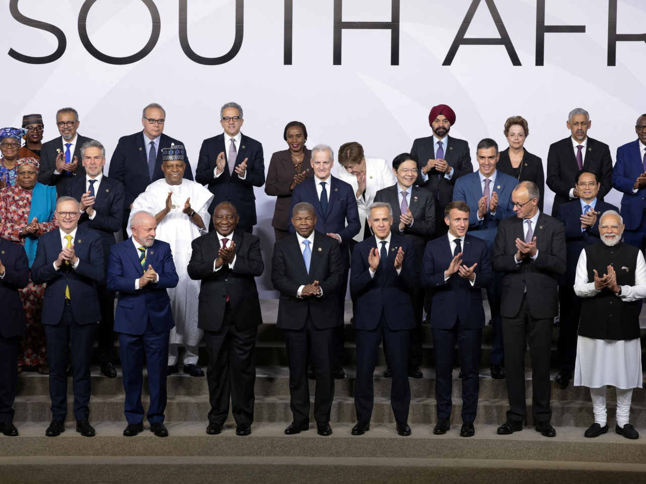 二十國領導人峰會通過一項應對氣候危機和其他全球挑戰的宣言。（路透社）