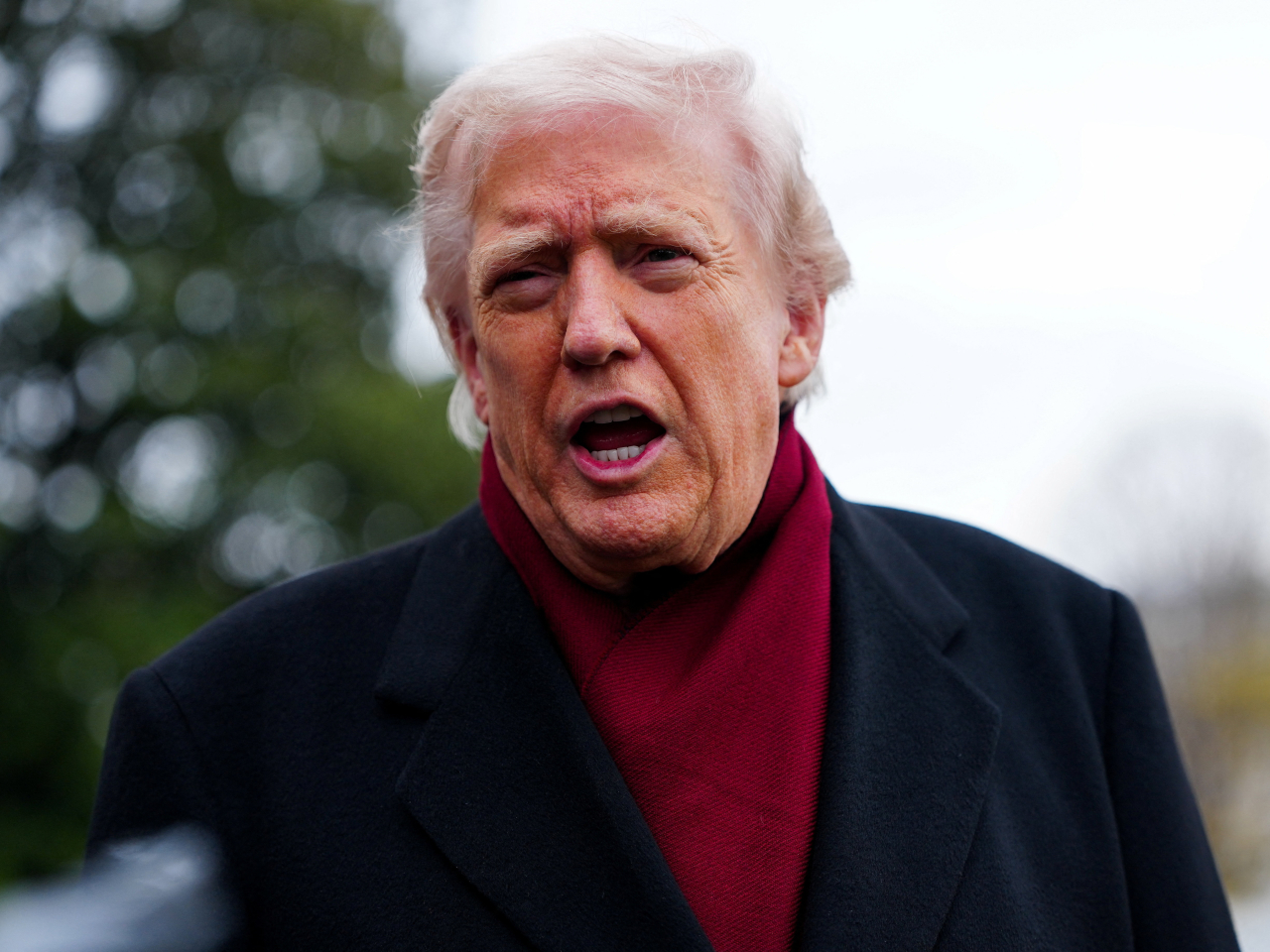 特朗普重申，無論如何這場戰爭都必須結束。（路透社）