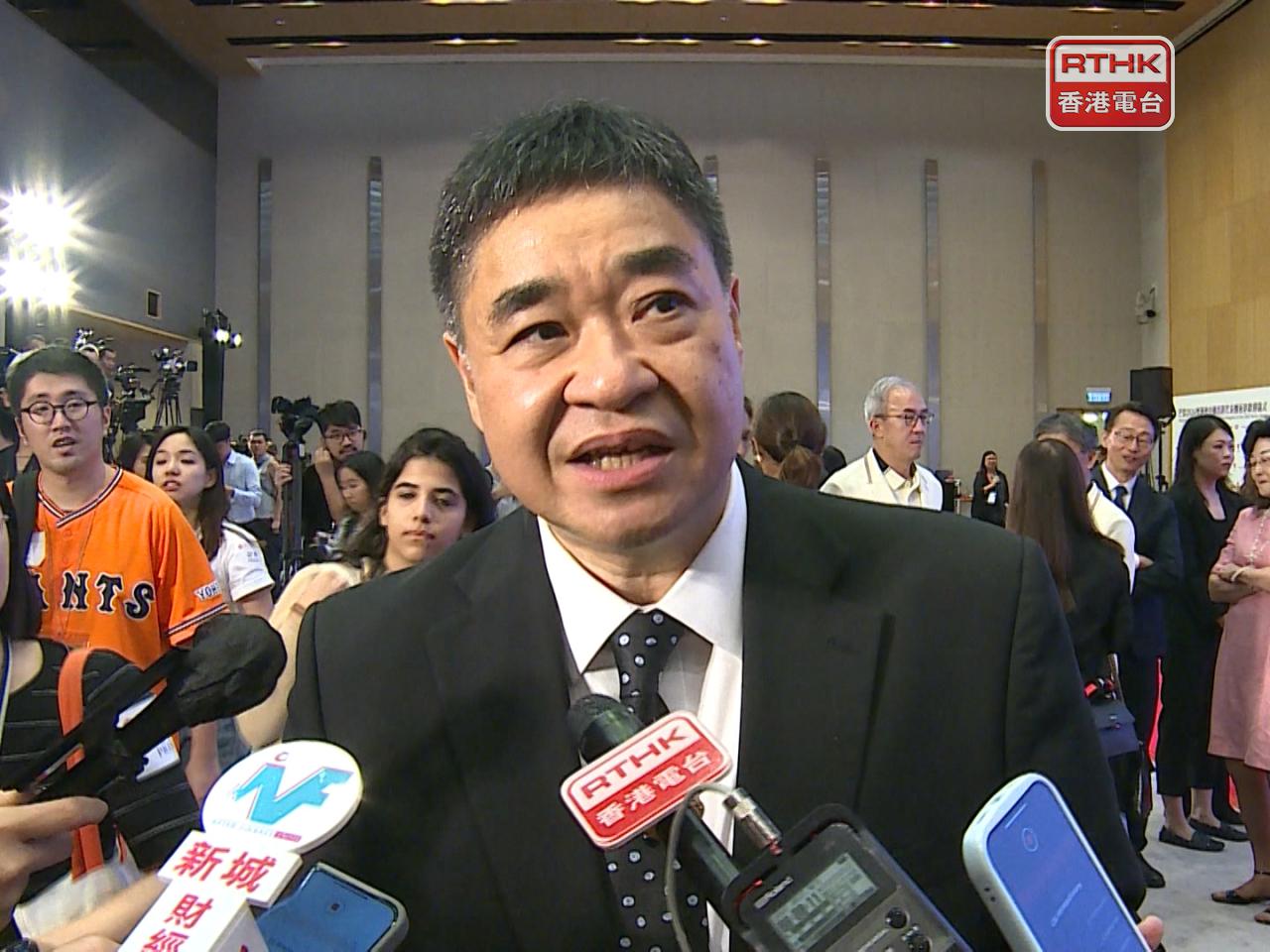 蔡玉坤表示，最初預計港隊獲得雙位數字獎牌，最終成績超標和喜出望外。（港台圖片）