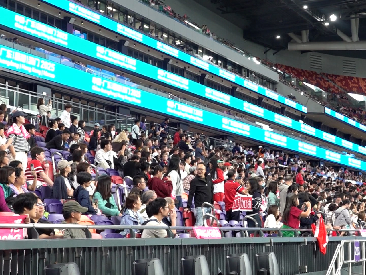 蔡玉坤在一個電視節目後表示，全運會是全國最高級別比賽，今次成績是對運動員和教練團隊的認同。（港台圖片）