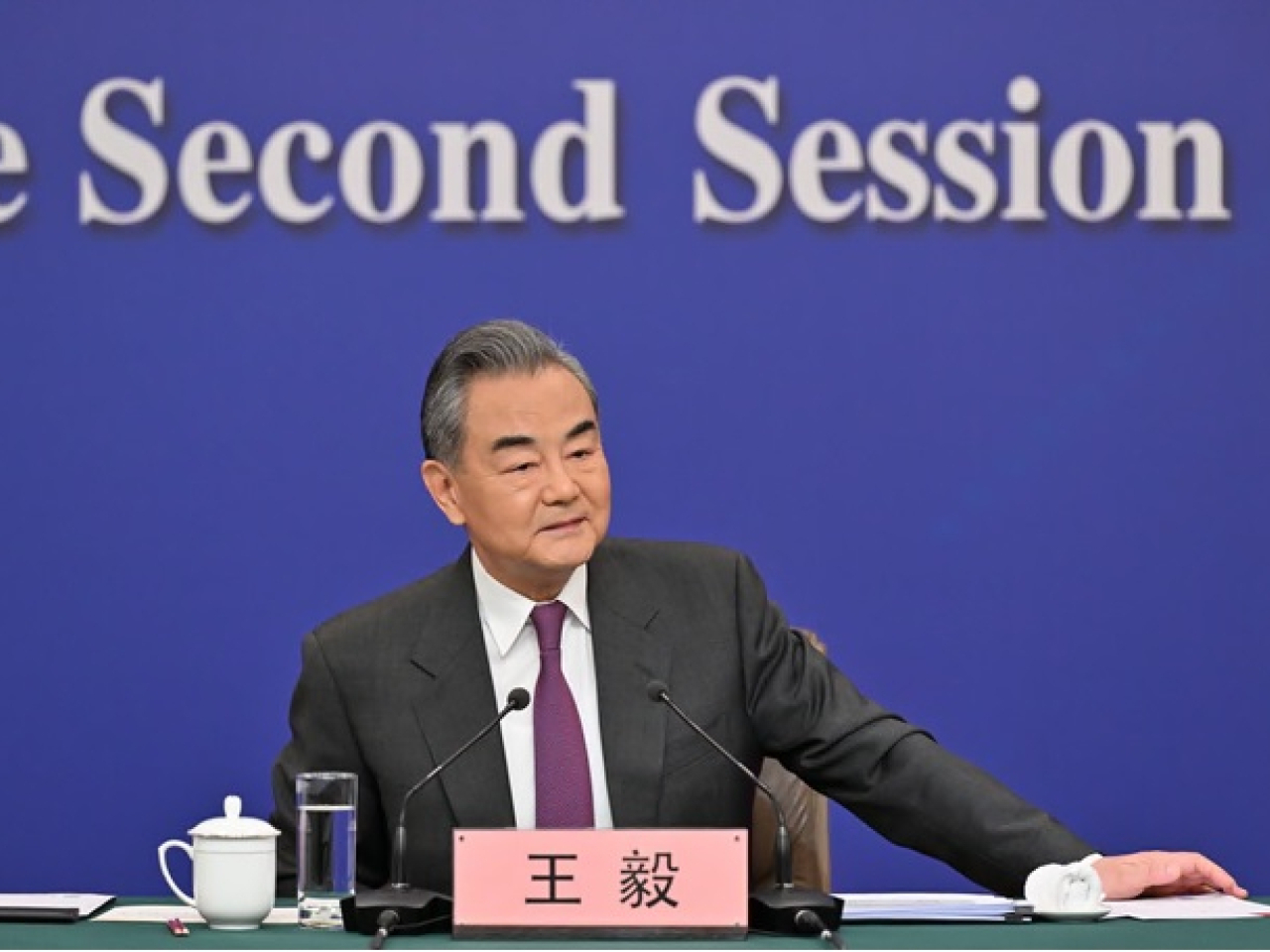 Wang Yi says it is shocking for a sitting Japanese leader to openly send a wrong signal of attempting to intervene militarily in the Taiwan question. File photo: Xinhua