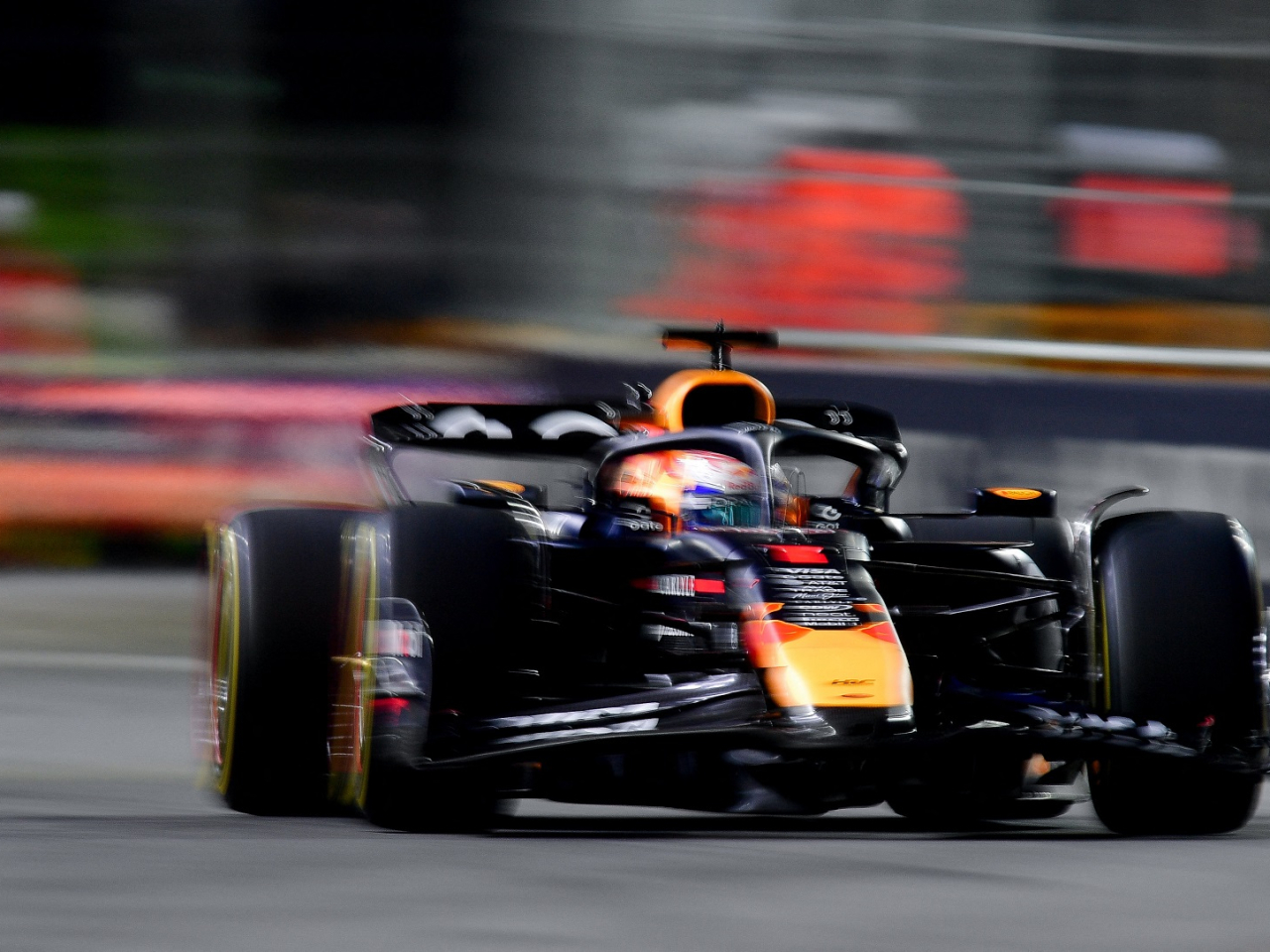 Max Verstappen's triumph in Las Vegas puts him 24 points behind Lando Norris in the standings, with two races left. Photo: Gary A. Vasquez-Imagn Images via Reuters