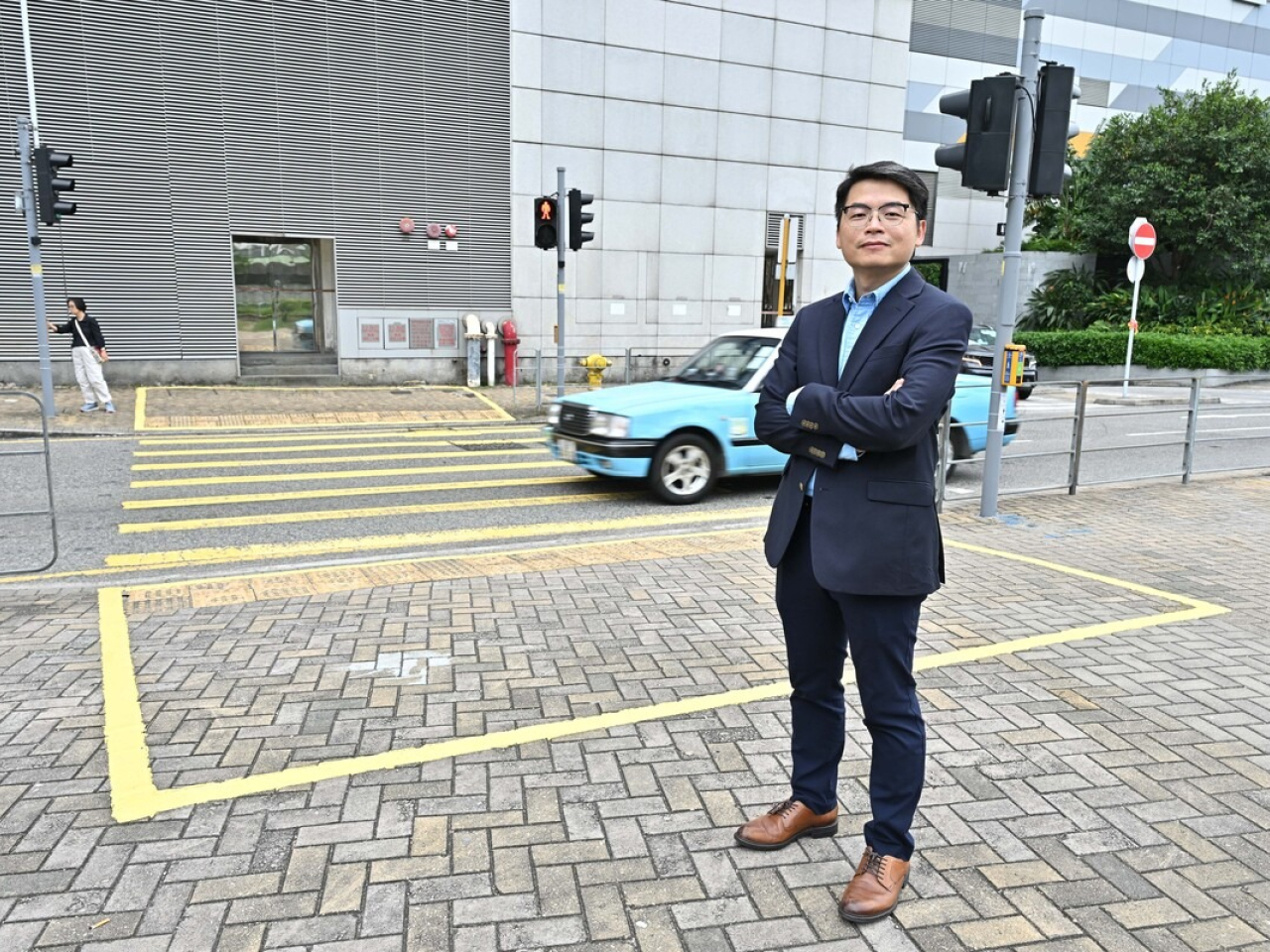 郭家駿表示，署方計劃再以其他交通流量較高的聯動式路口作試點，例如灣仔和銅鑼灣。（政府新聞網）