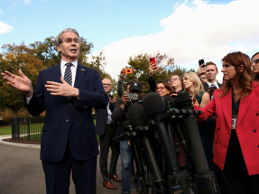 貝森特表示，停擺為美國經濟造成110億美元的永久損失，今季經濟增長預期已經減半。（路透社）