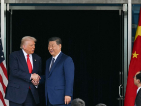 President Xi Jinping told Donald Trump that China and the US should continue to expand cooperation and narrow differences. File photo: AFP
