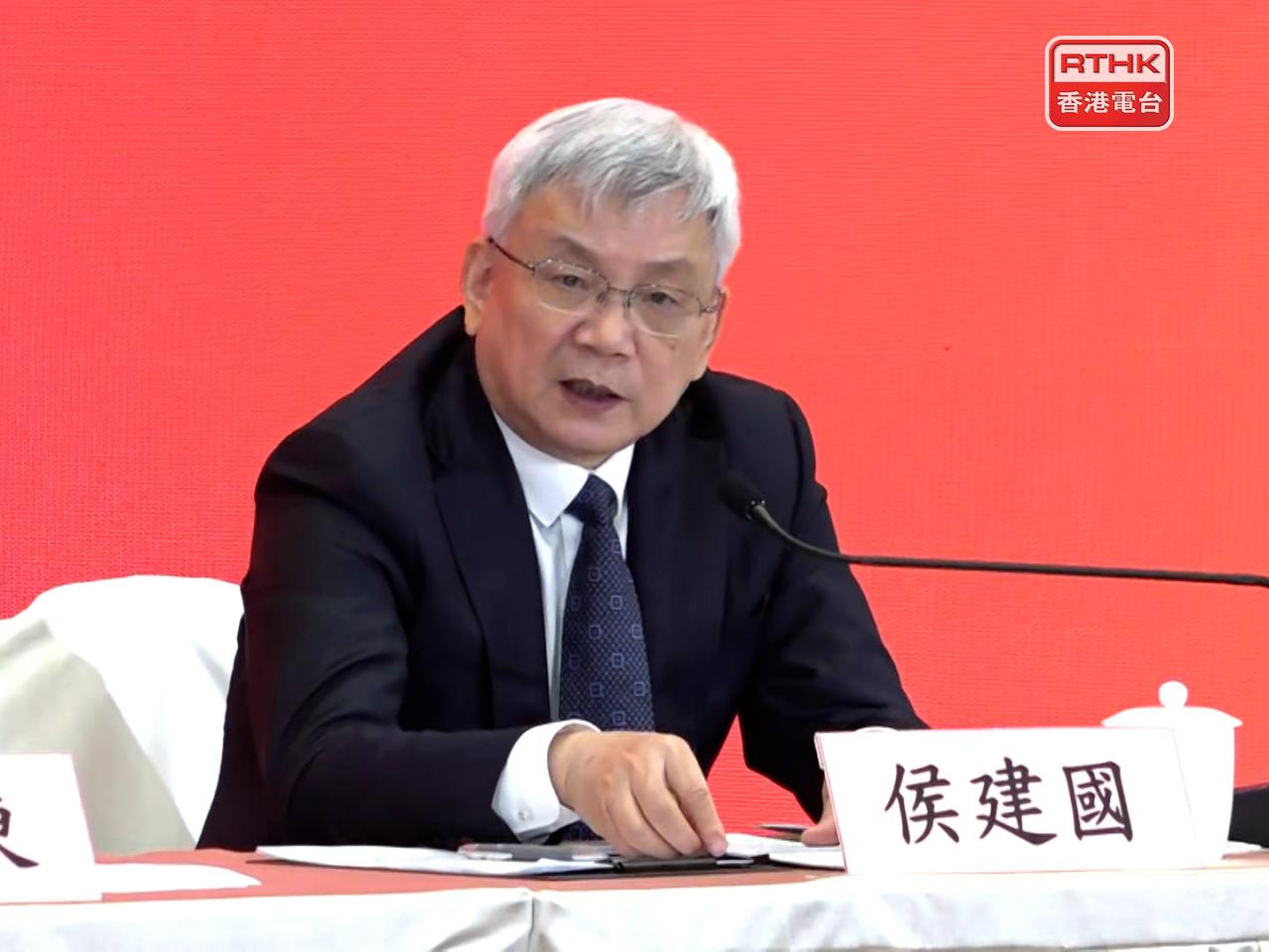 Hou Jianguo of the Chinese Academy of Sciences says Hong Kong should work with higher education institutions in the Greater Bay Area to foster top-notch talent. Photo: RTHK