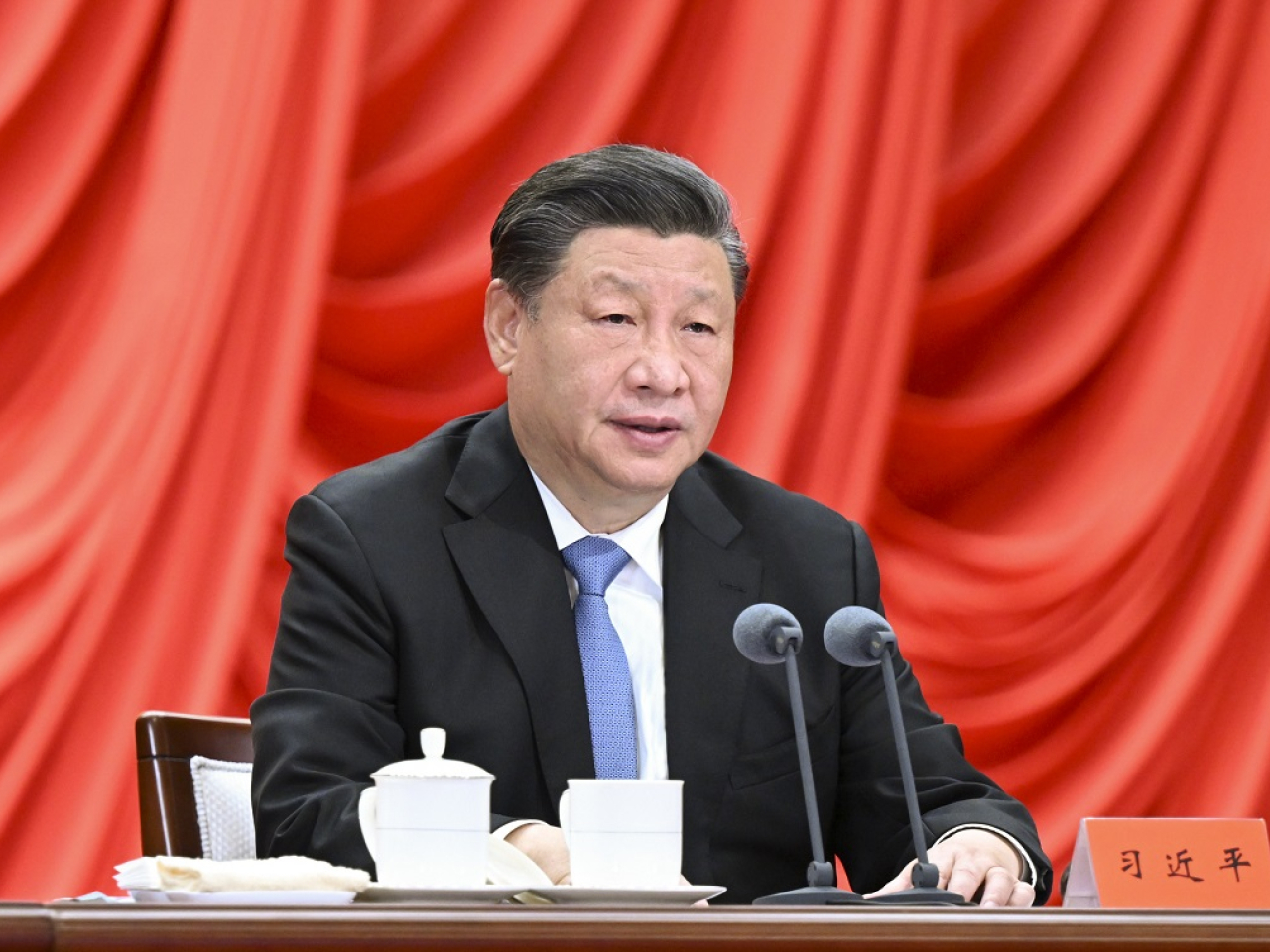 習近平向第七屆中俄能源商務論壇致賀信。（新華社）