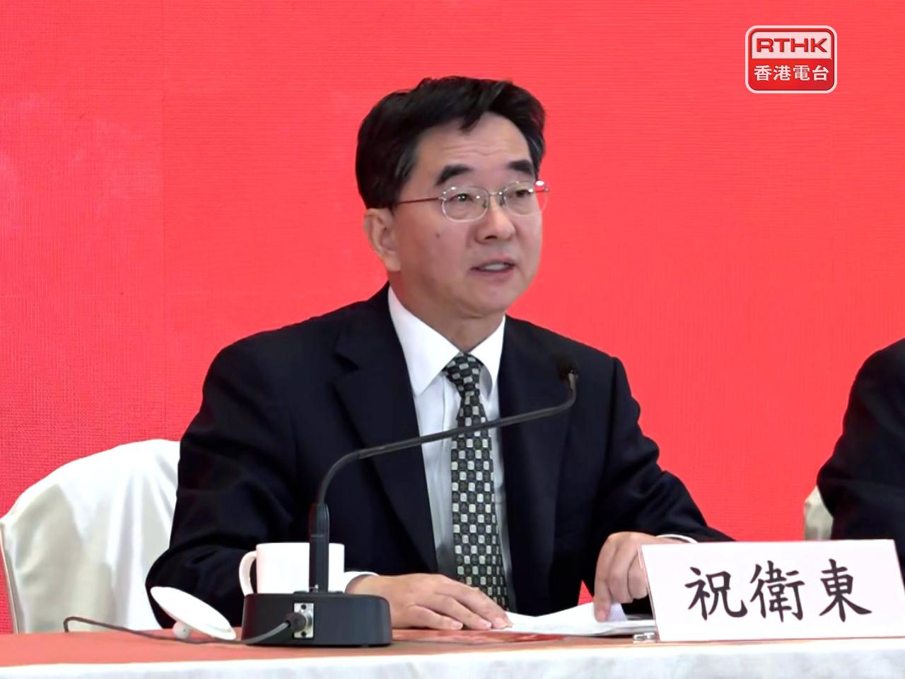 祝衛東強調要堅持精準幫扶，鼓勵更多依靠自己雙手勤勞致富。（陳感恩攝）