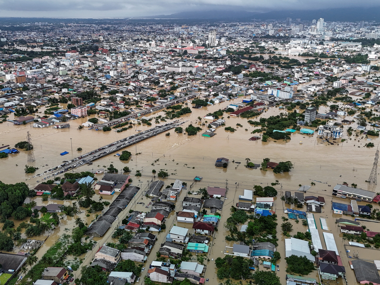 The Thai government has declared a state of emergency in southern Songkhla province, as more rain and possible flash floods are forecast this week. Photo: Reuters