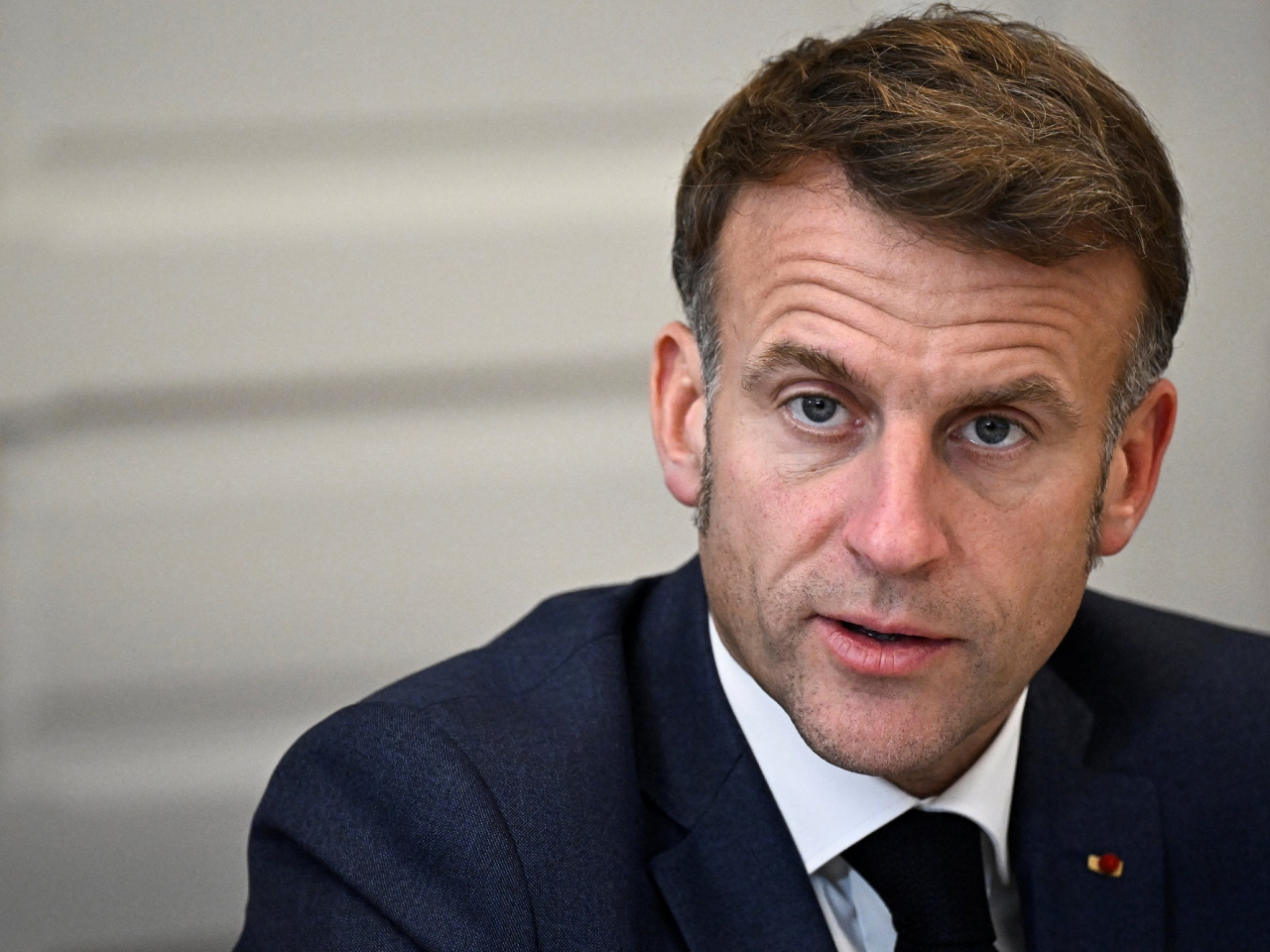 馬克龍說，法國和英國即將牽頭成立一個工作組，協調未來俄羅斯與烏克蘭停火後向烏方提供安全保障事宜。（路透社）