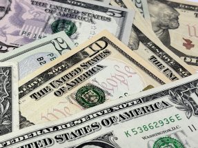 美元指數跌穿100水平，是近1星期以來首次，低見99.655。（港台圖片）