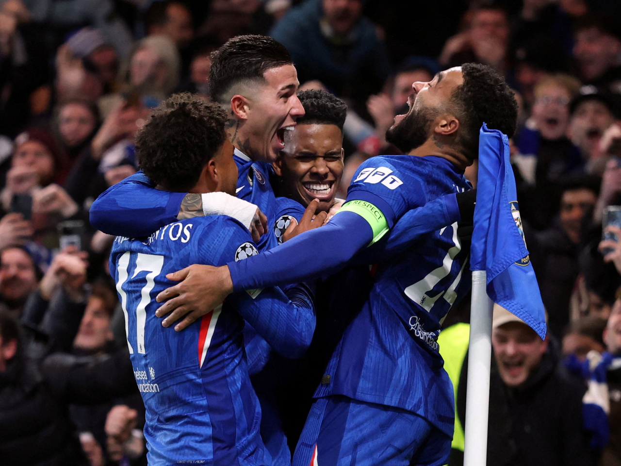 Chelsea's dominant win gives them a fighting chance of automatically qualifying for the last 16. Photo: Reuters