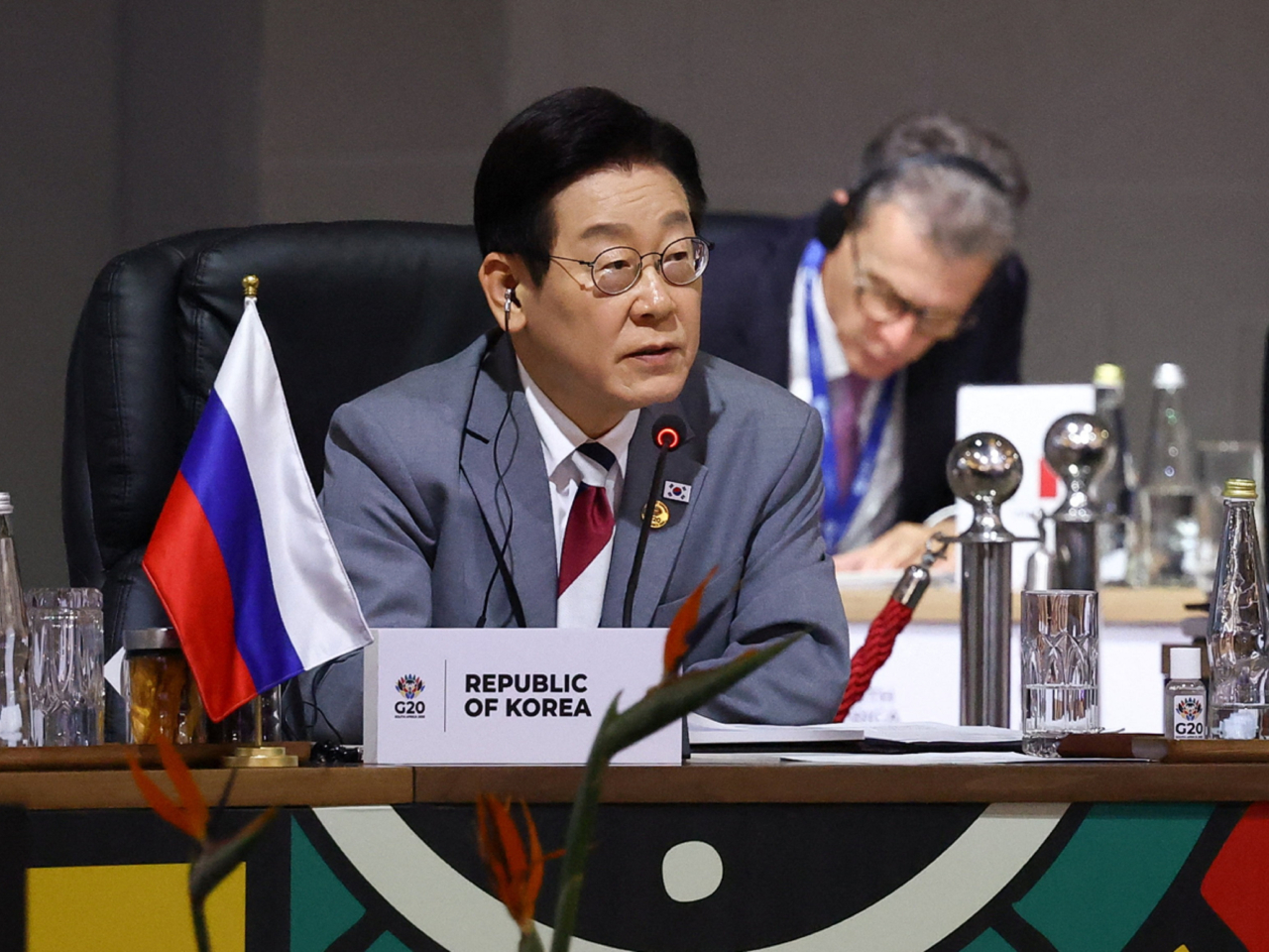 李在明表示韓國應冷靜觀察當前局勢。（路透社資料圖片）