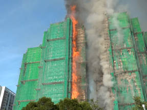 大埔宏福苑火警升為四級　至少一男一女嚴重燒傷昏迷